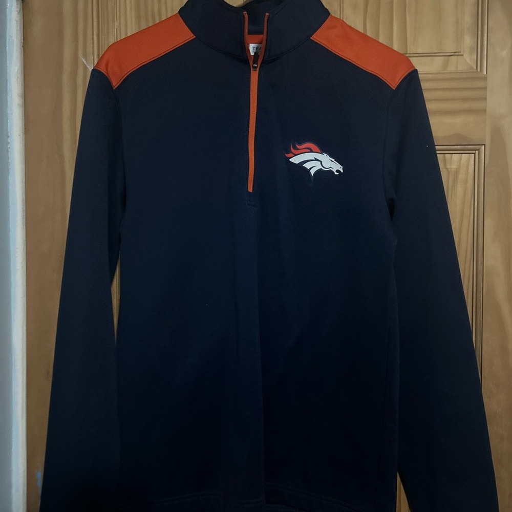 Denver Broncos Navy and Orange Men's Jersey